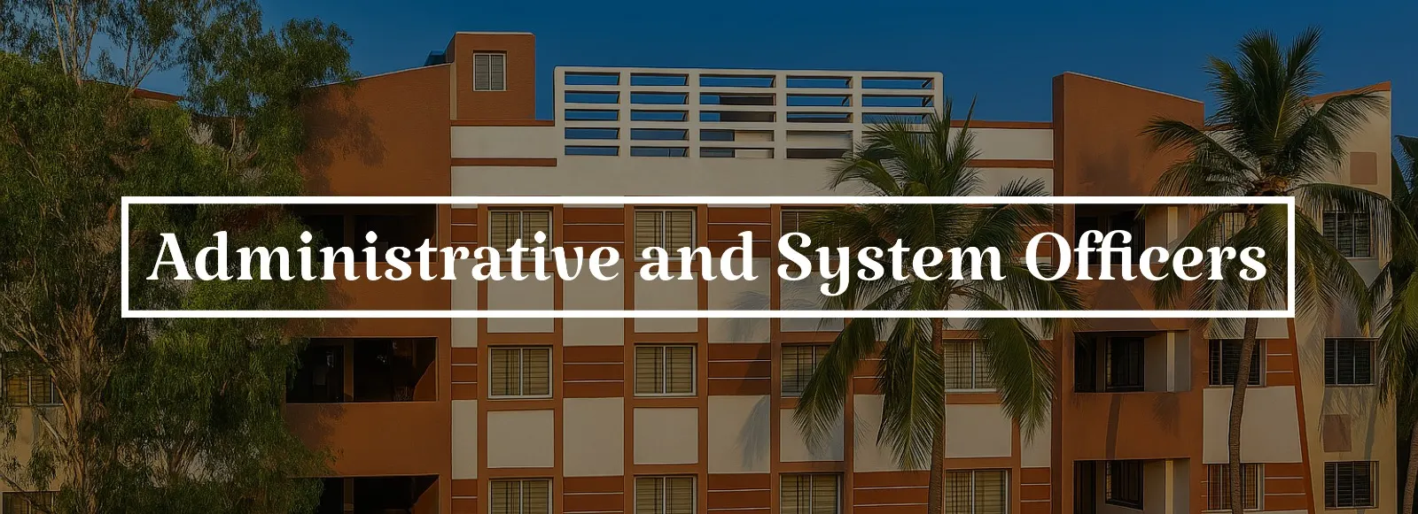 Administrative and System Officers